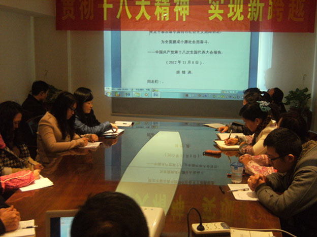 貫徹十八大精神，實現新跨越